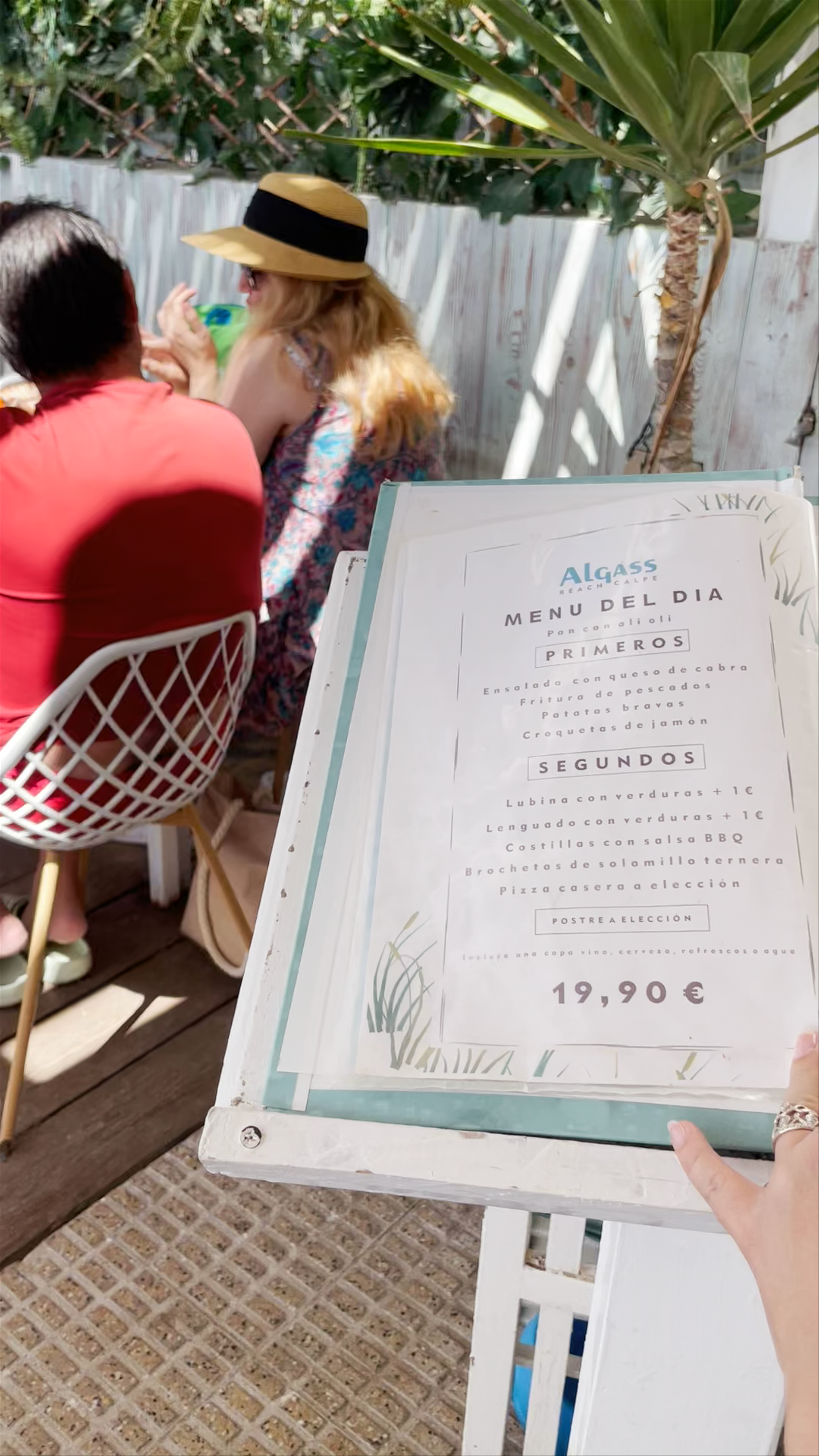 Sunlit Coastal Dining at Algass, Calp