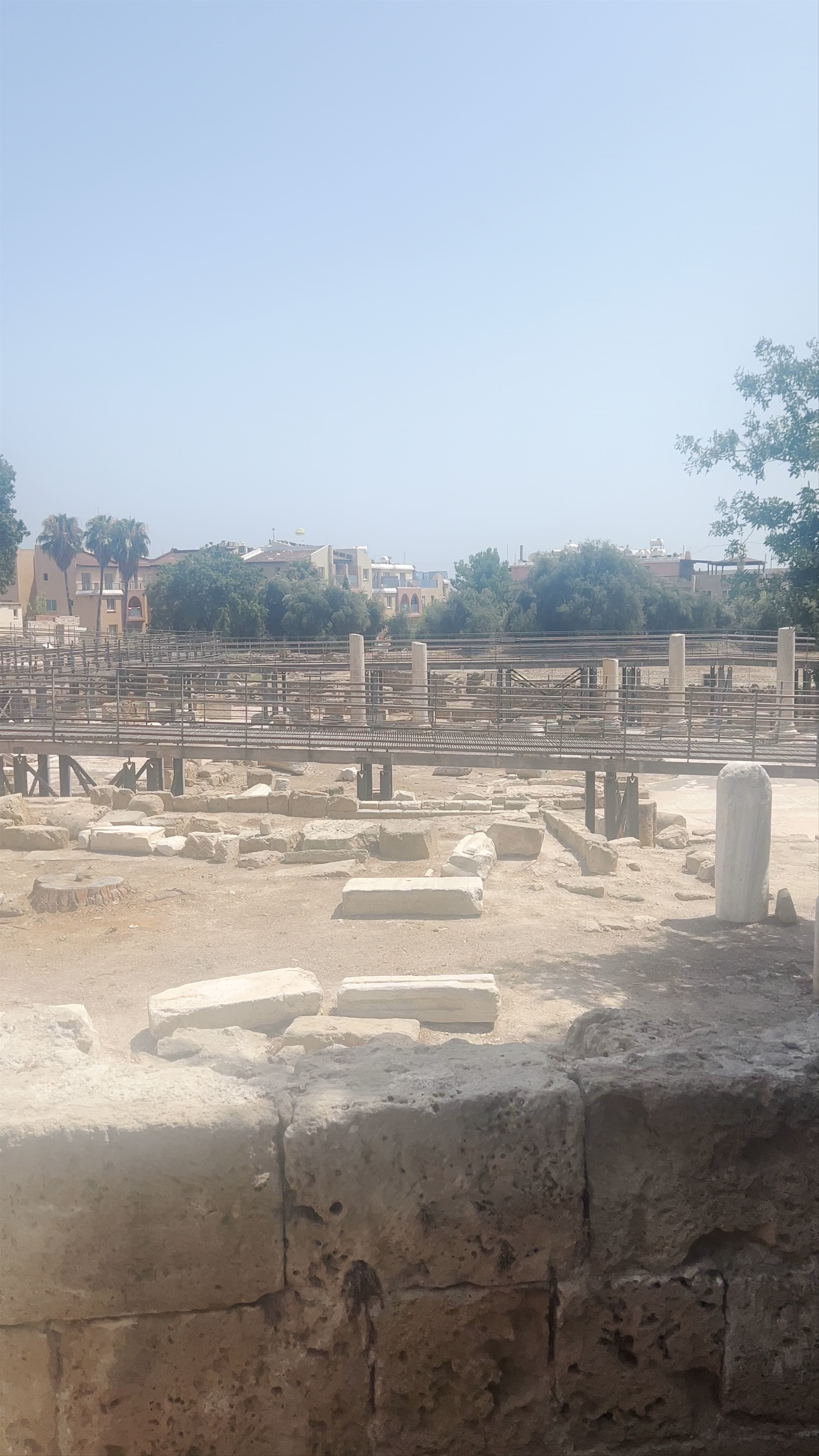 St Paul's Church and Archaeological Site in Paphos, Cyprus