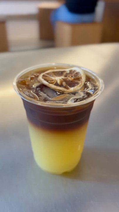 Three Fields Coffee - Espresso tonic with orange juice - Coffee & Tea Near Me - Alhambra, California