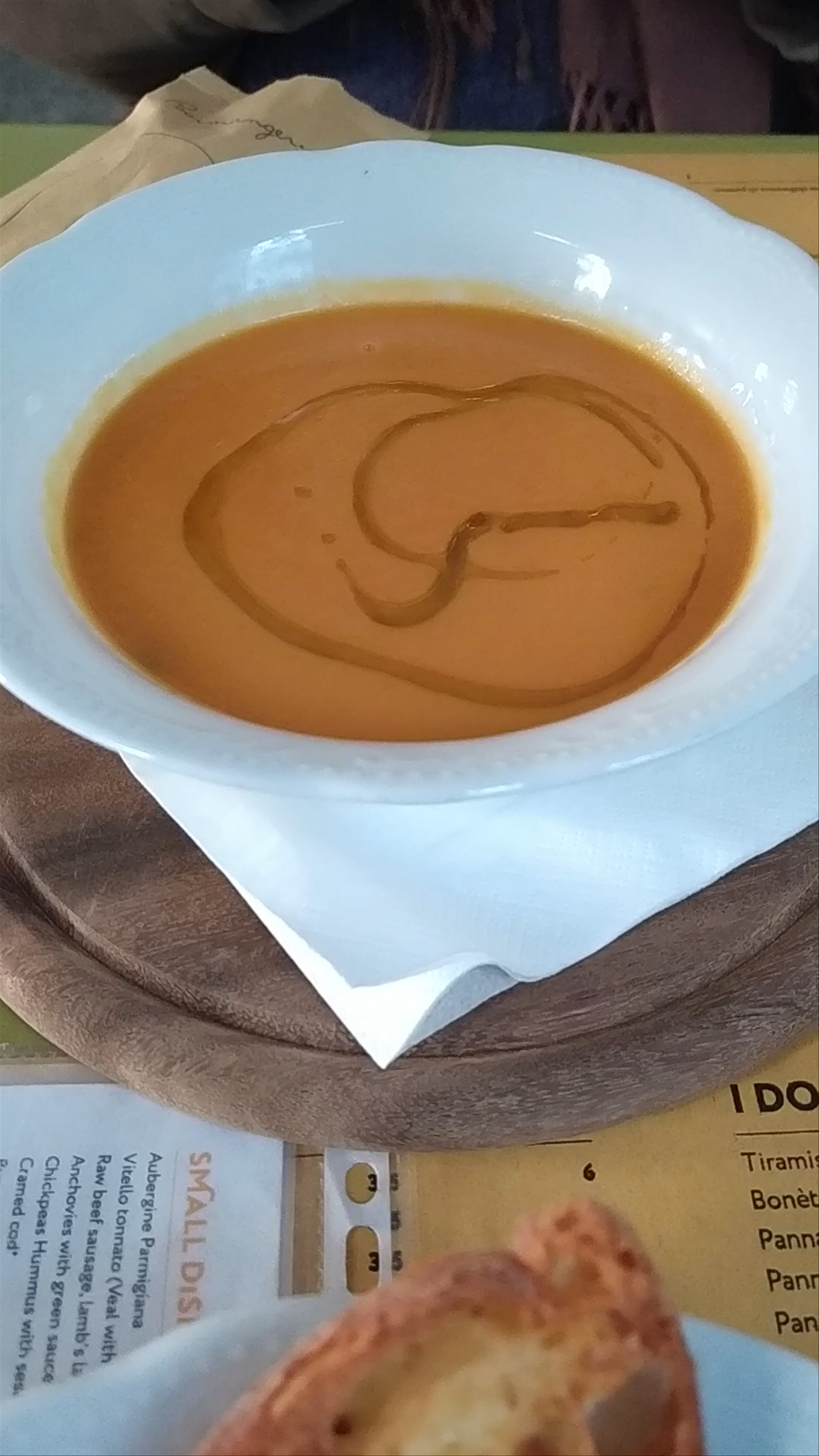 Authentic Italian Soups in Torino: Creamy Pumpkin and Hearty Bean Broth