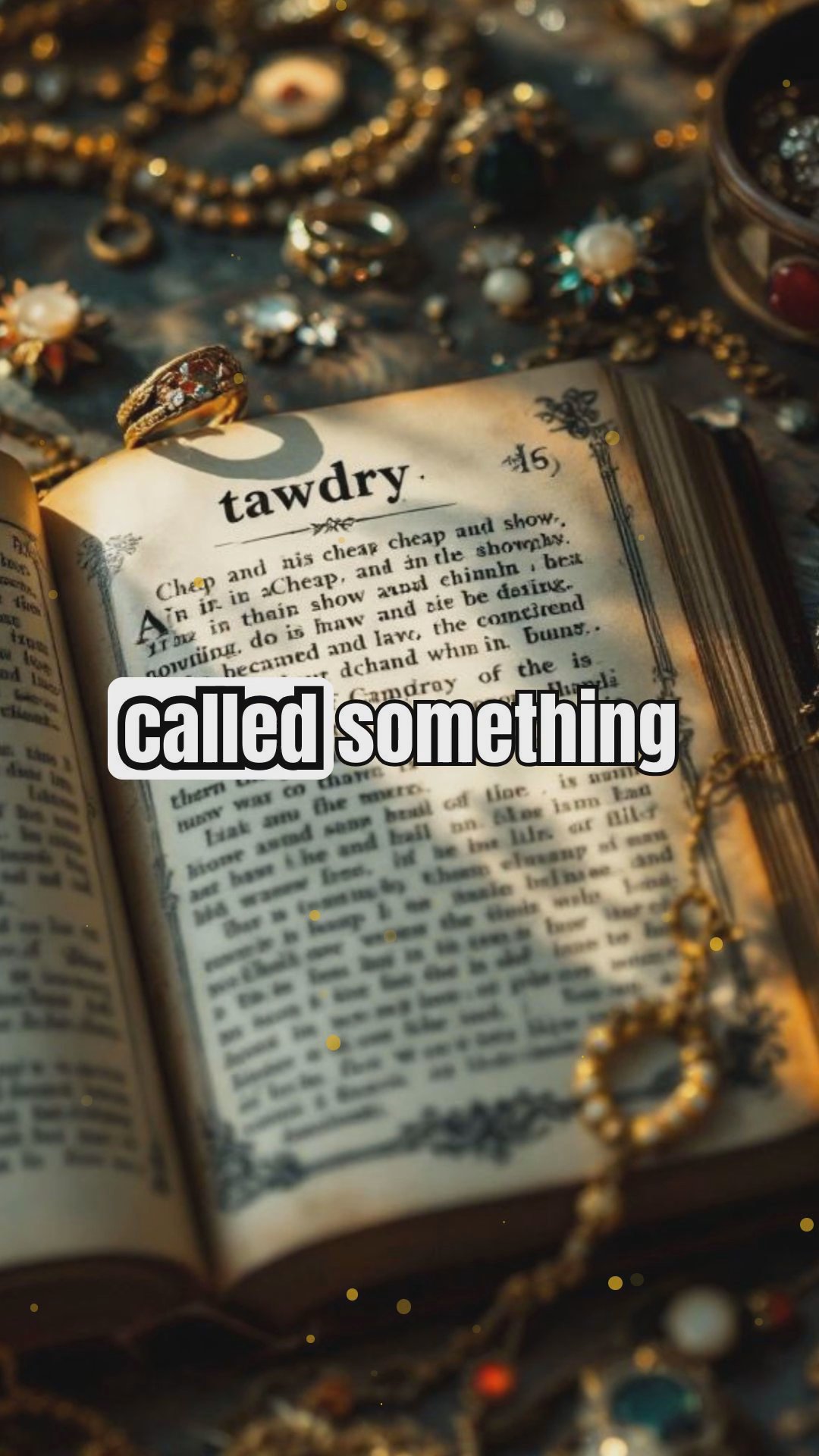 The Surprising Evolution of 'Tawdry' from Saintly Lace to Cheap Flash