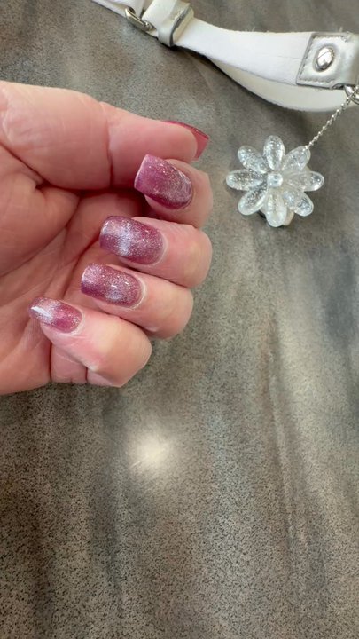 Gallery Nail Spa - Mauve sparkles $60 - Nail Salons Near Me - Bossier City, Louisiana