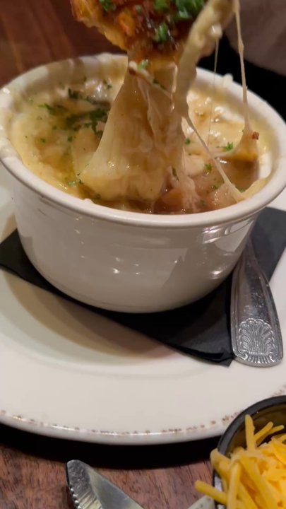 Oakside - French Onion Soup - Seafood Near Me - Big Bear Lake, California