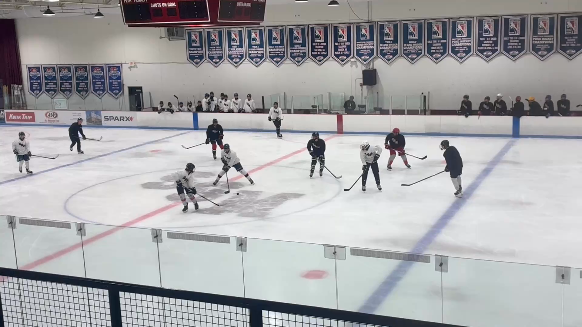 Working on patience with the puck
