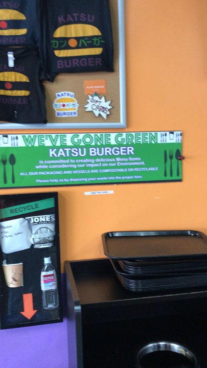 Katsu Burger - More if dining area and deco. - Burgers Near Me - Seattle, Washington