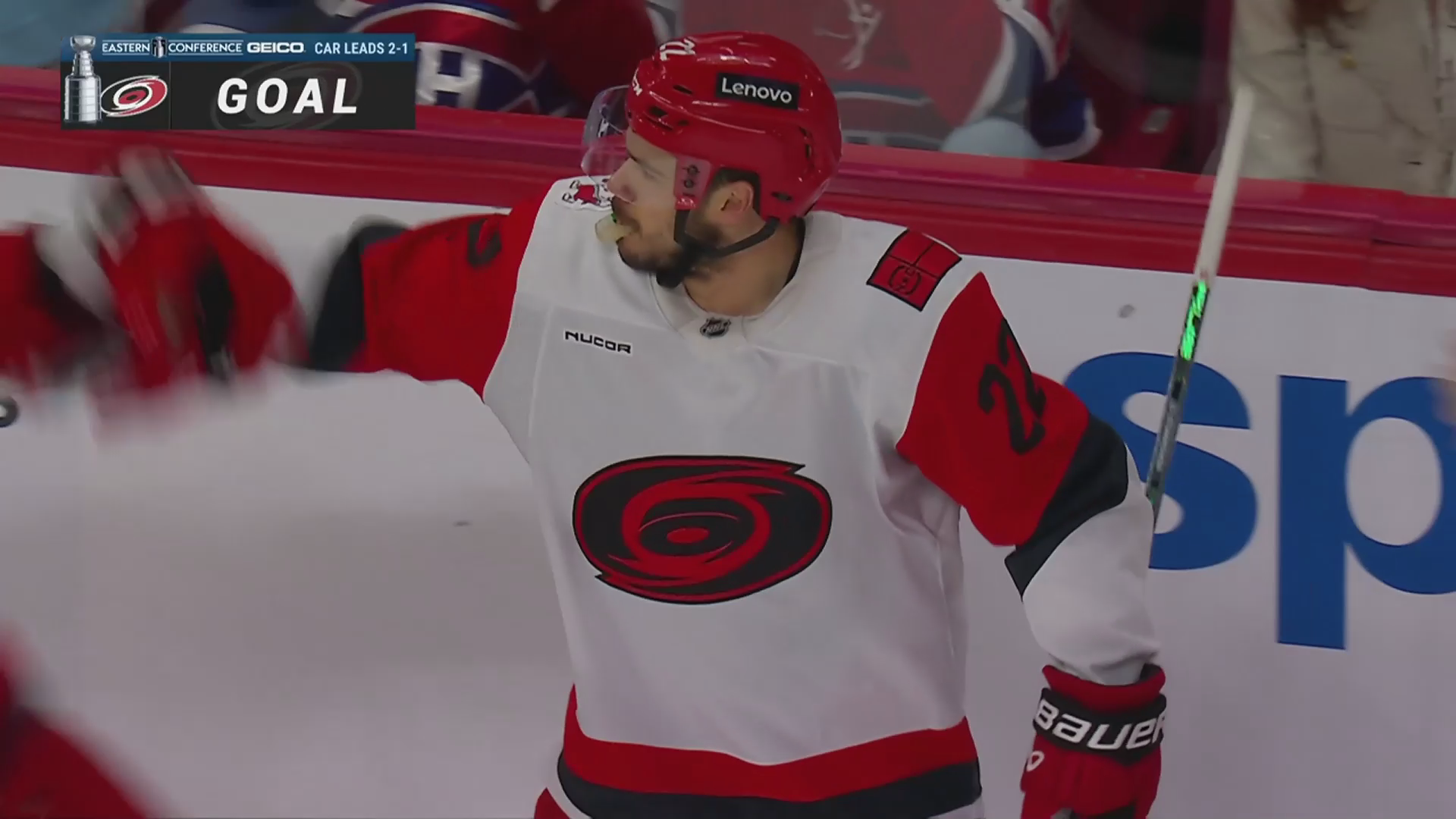 Hurricanes Explode for Three in 2:47, Blank Canadiens to Go Up 3-1 in Eastern Final · May 27, 2026