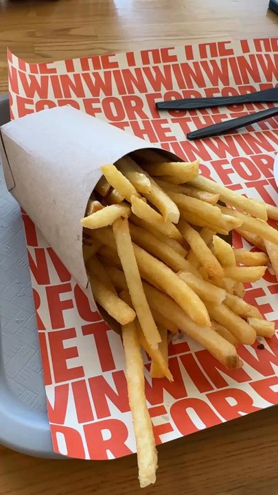 For The Win - Smash Cheeseburger (no bun) and fries - Burgers Near Me - Los Angeles, California