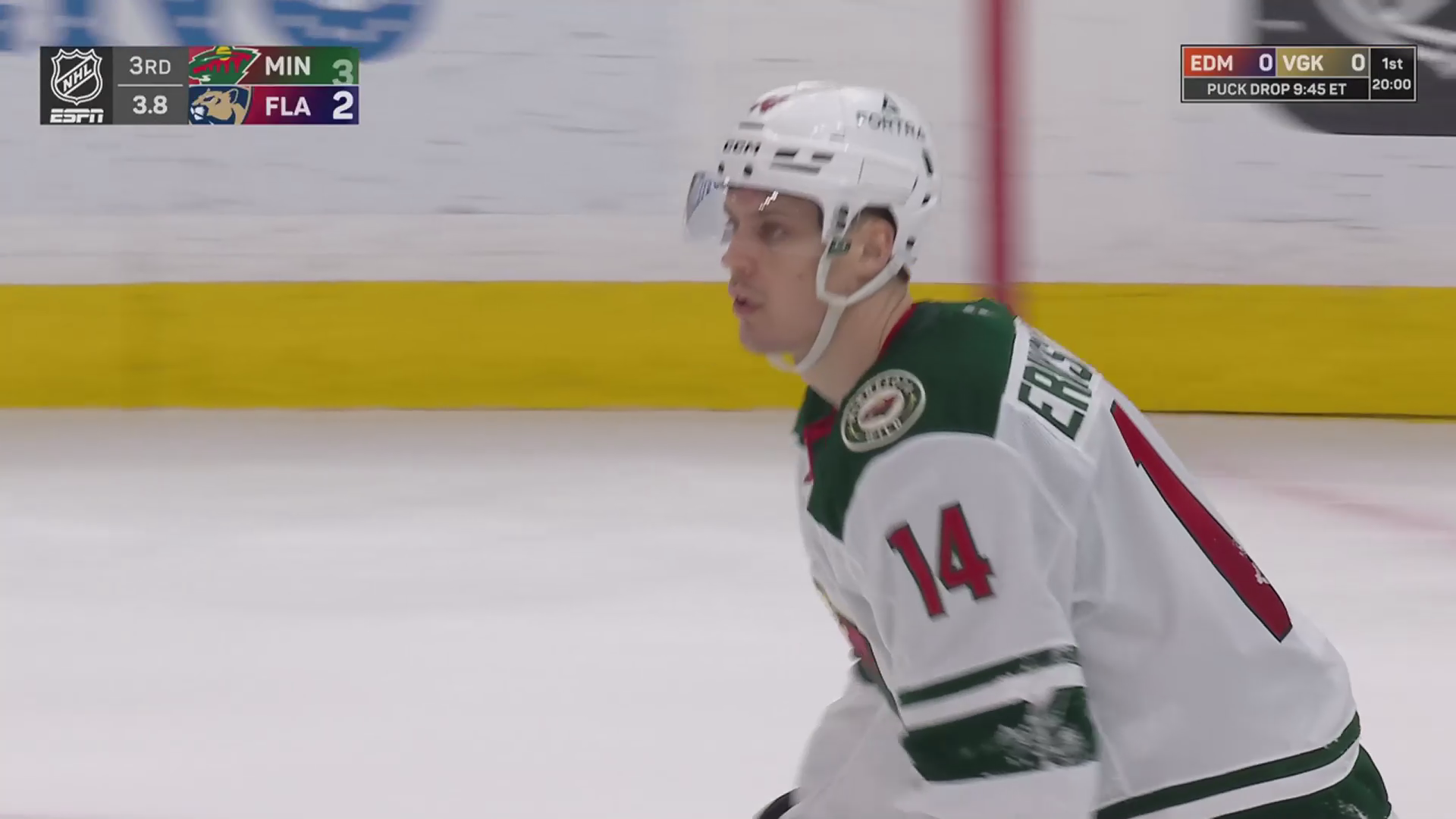 Eriksson Ek wins it with 5 seconds remaining — the latest goal in Wild history · Mar 26, 2026