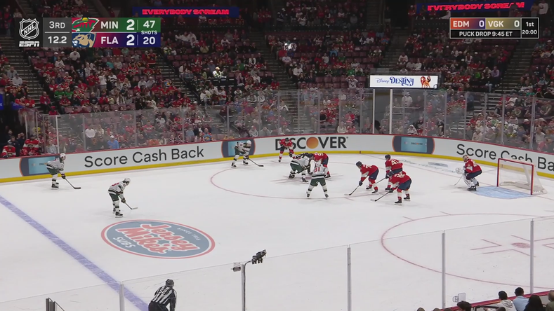 Eriksson Ek wins it with 5 seconds remaining — the latest goal in Wild history · Mar 26, 2026