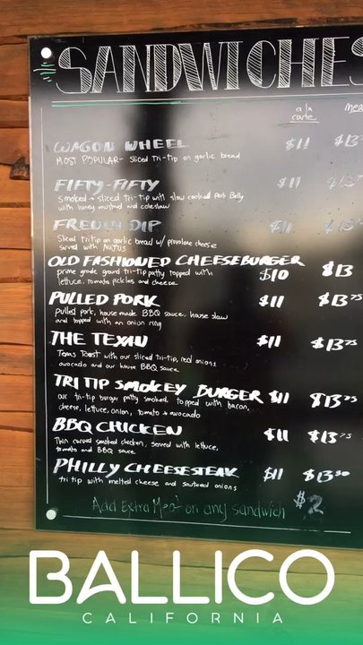 The Tri-Tipery - Sandwiches Near Me - Ballico, California