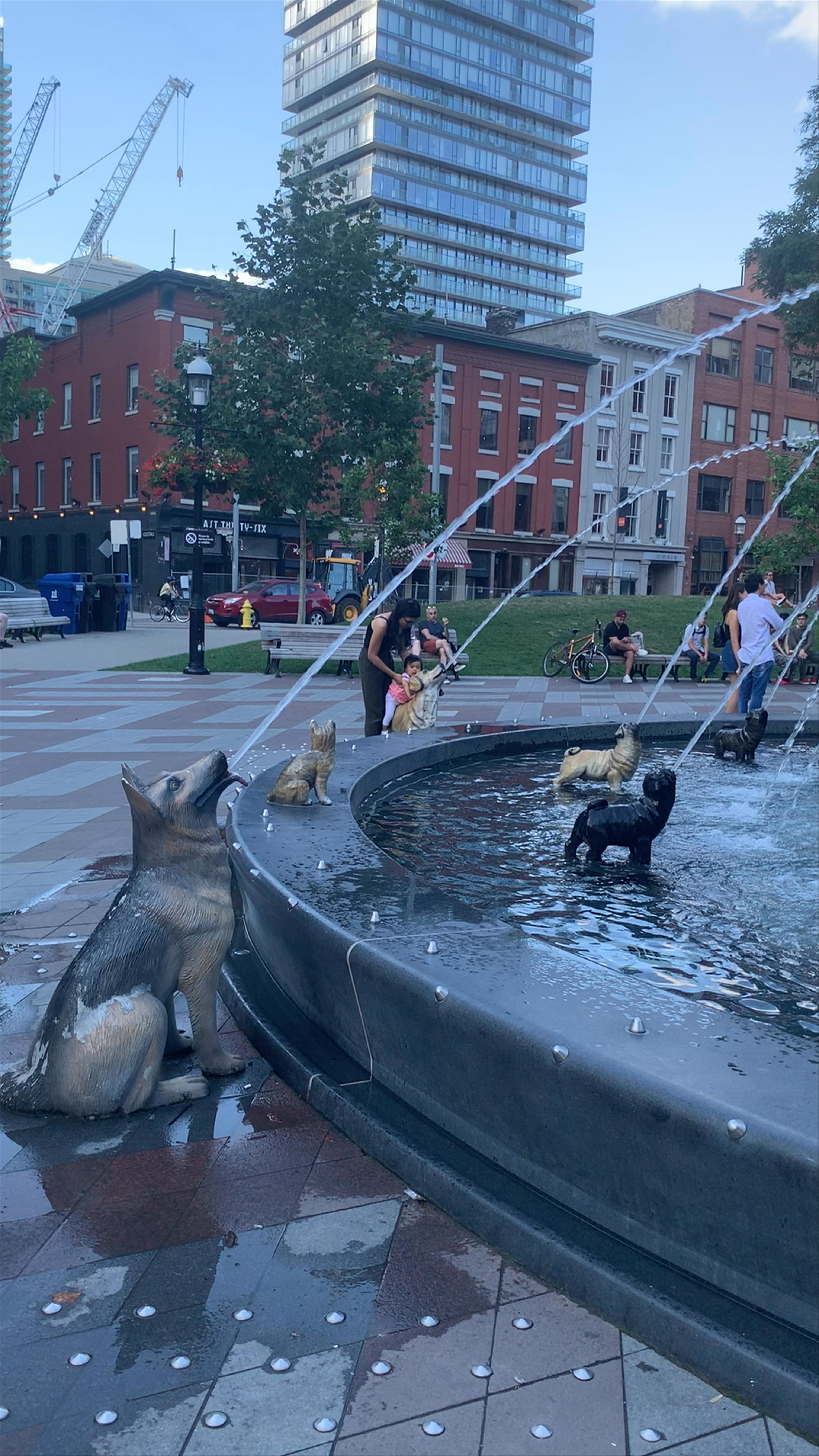 Berczy Park Dog Fountain: Whimsical Urban Oasis in Toronto