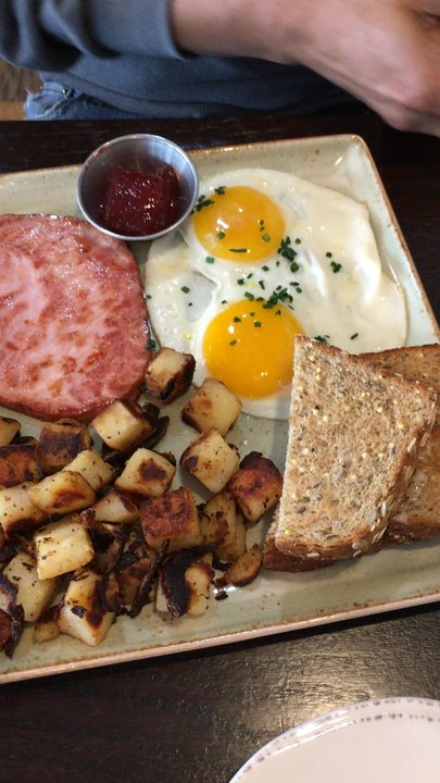 First Watch - Breakfast; 1-traditional and 1-pancakes from the Spring menu - Breakfast & Brunch Near Me - Houston, Texas