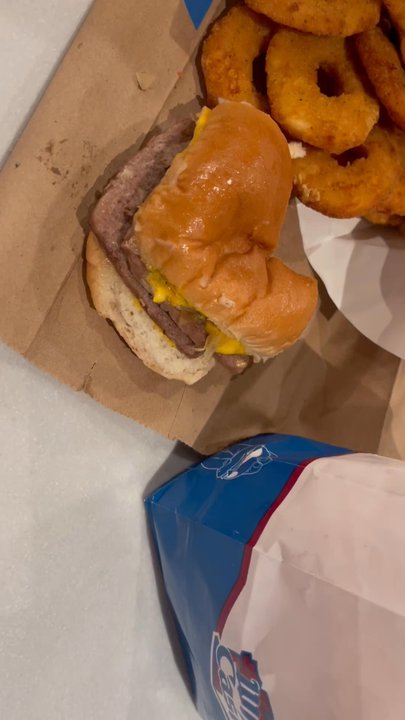 White Castle - A few burgers, fries, and chicken rings. - Burgers Near Me - Orlando, Florida