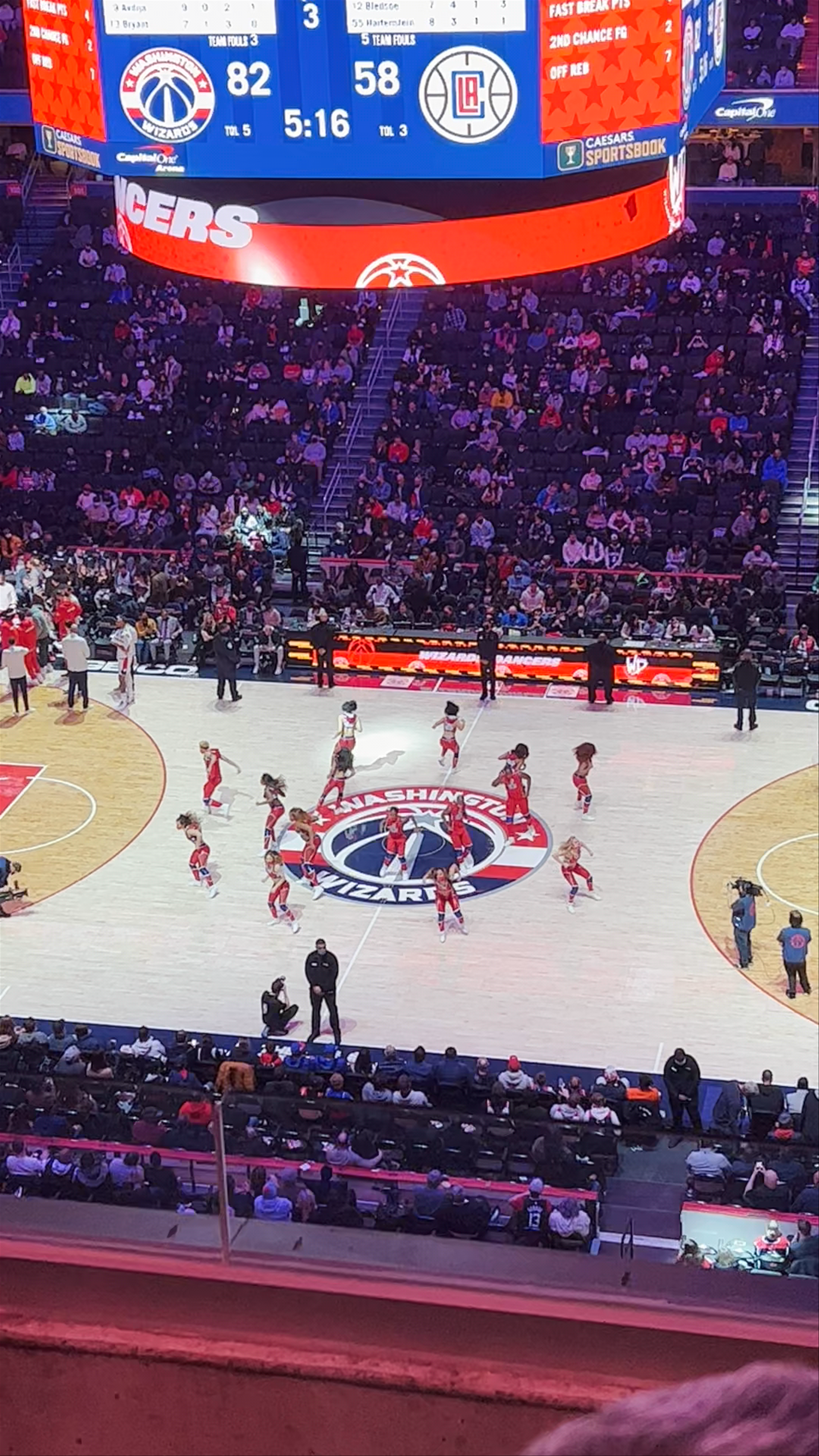 Capital One Arena: Electric NBA Halftime Show in Washington, DC