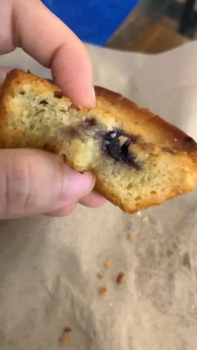 La Matcha Cafe - Blueberry mochi bite  Boing! Boing! - Coffee & Tea Near Me - Burlingame, California