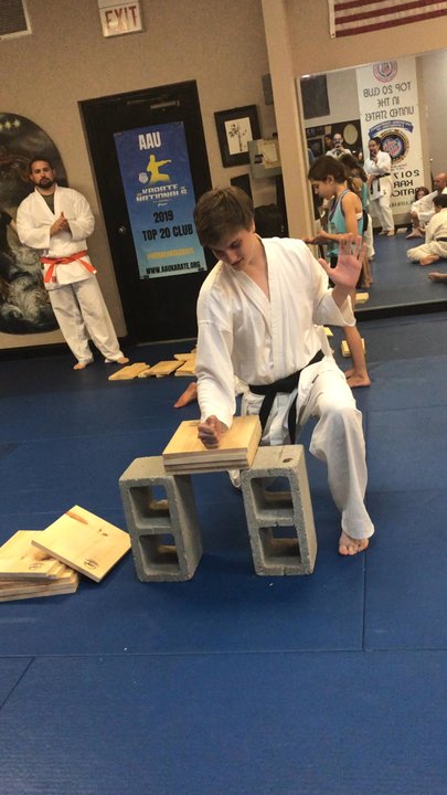 Pro Karate Center - At pro karate center we learn valuable skills and have a break from training every once and a while and break boards! - Martial Arts Near Me - Palm Harbor, Florida