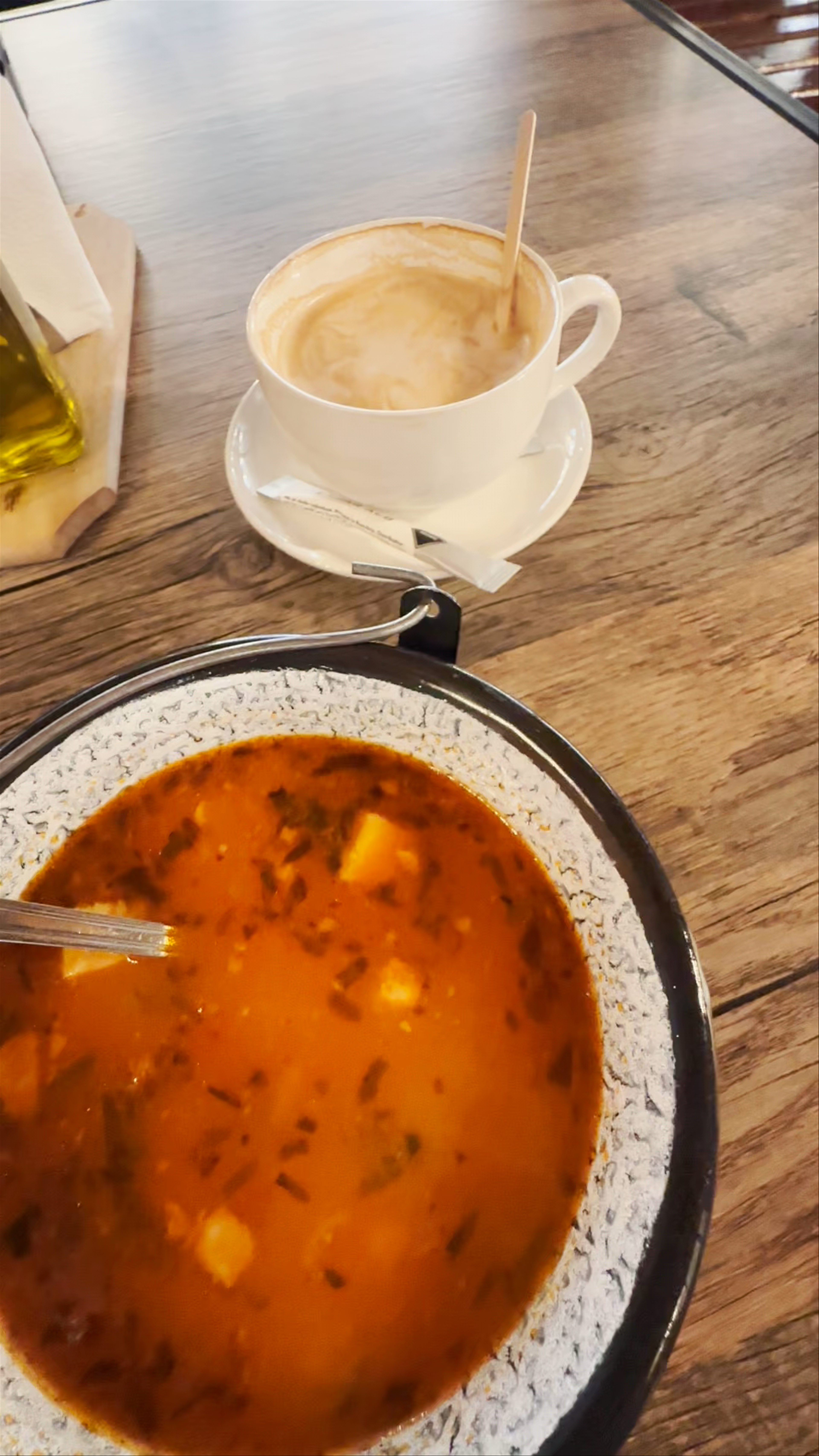 Cozy Mountain Soup and Coffee at Cabana Paltinu, Transfăgărășan, Romania