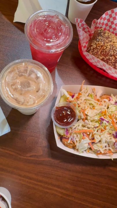 AZ Chimney Cakes - Chicken chimney - bbq chip crust, pulled chicken, coleslaw - Chimney Cakes Near Me - Mesa, Arizona