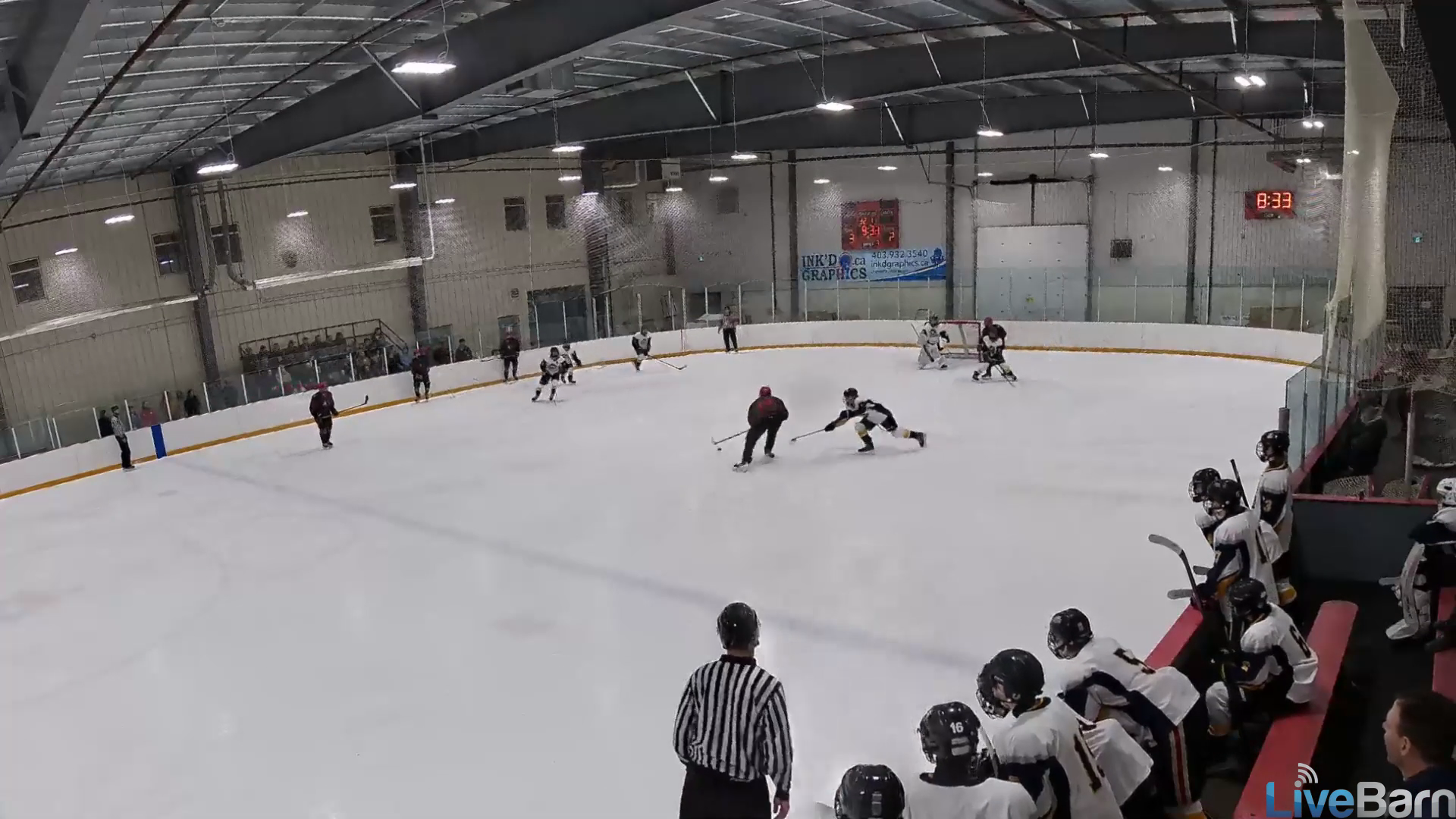 Jack Dempster's Impressive Interception and Goal for Bow Valley Timberwolves
