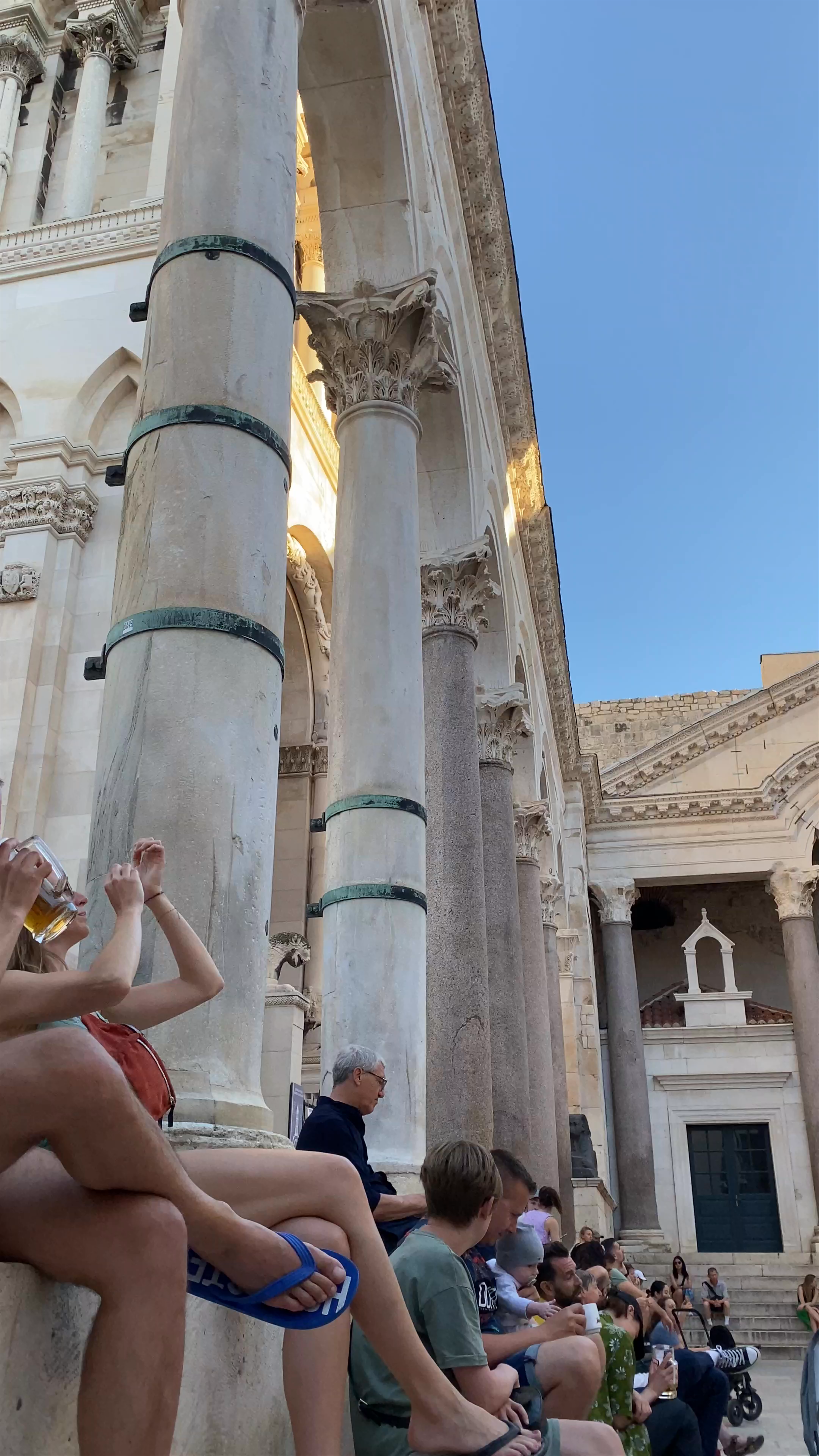 Evening Vibes at Diocletian's Palace, Split, Croatia