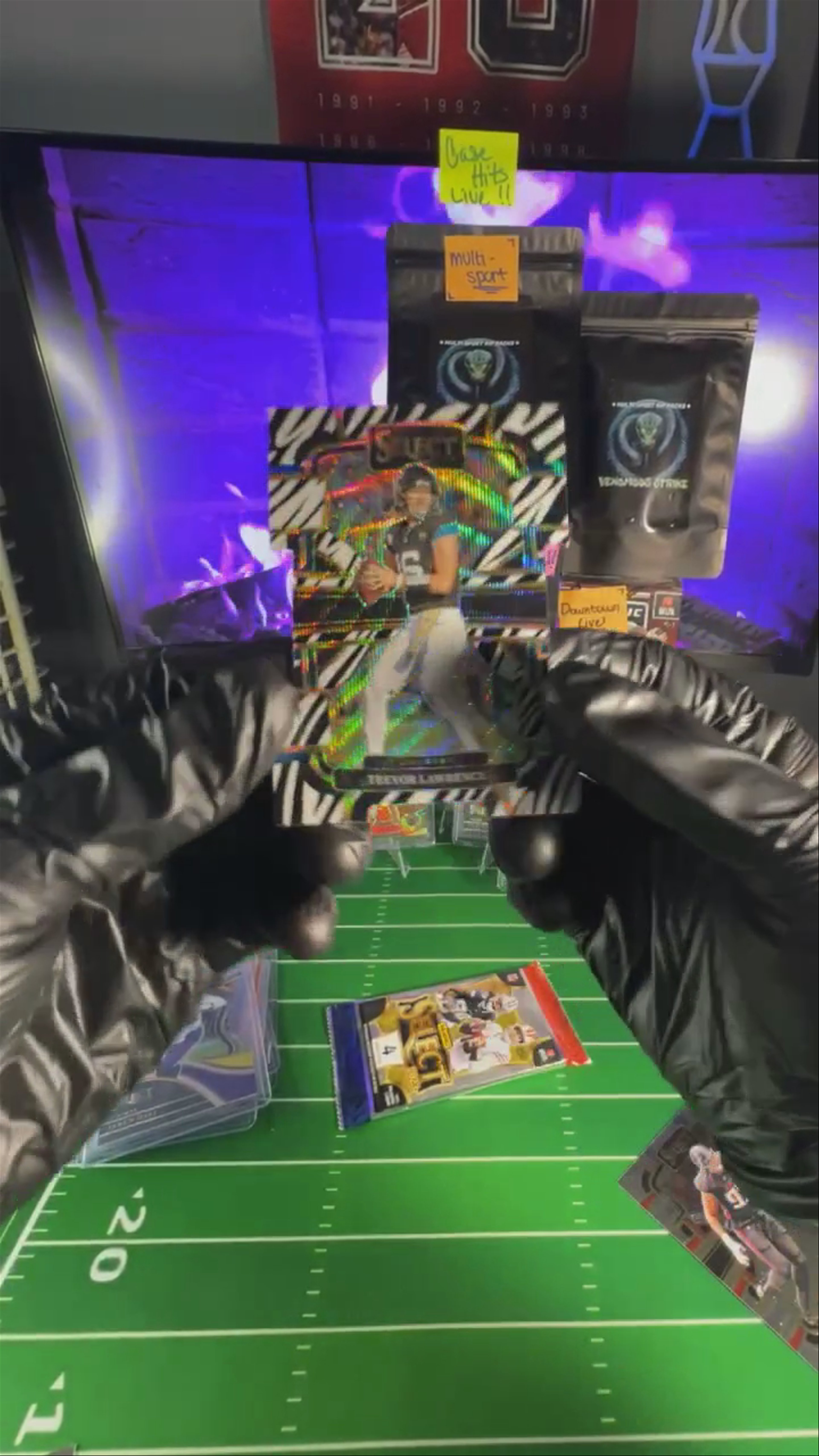 Trevor Lawrence Zebra Case Hit Die Cut Pulled Live!!