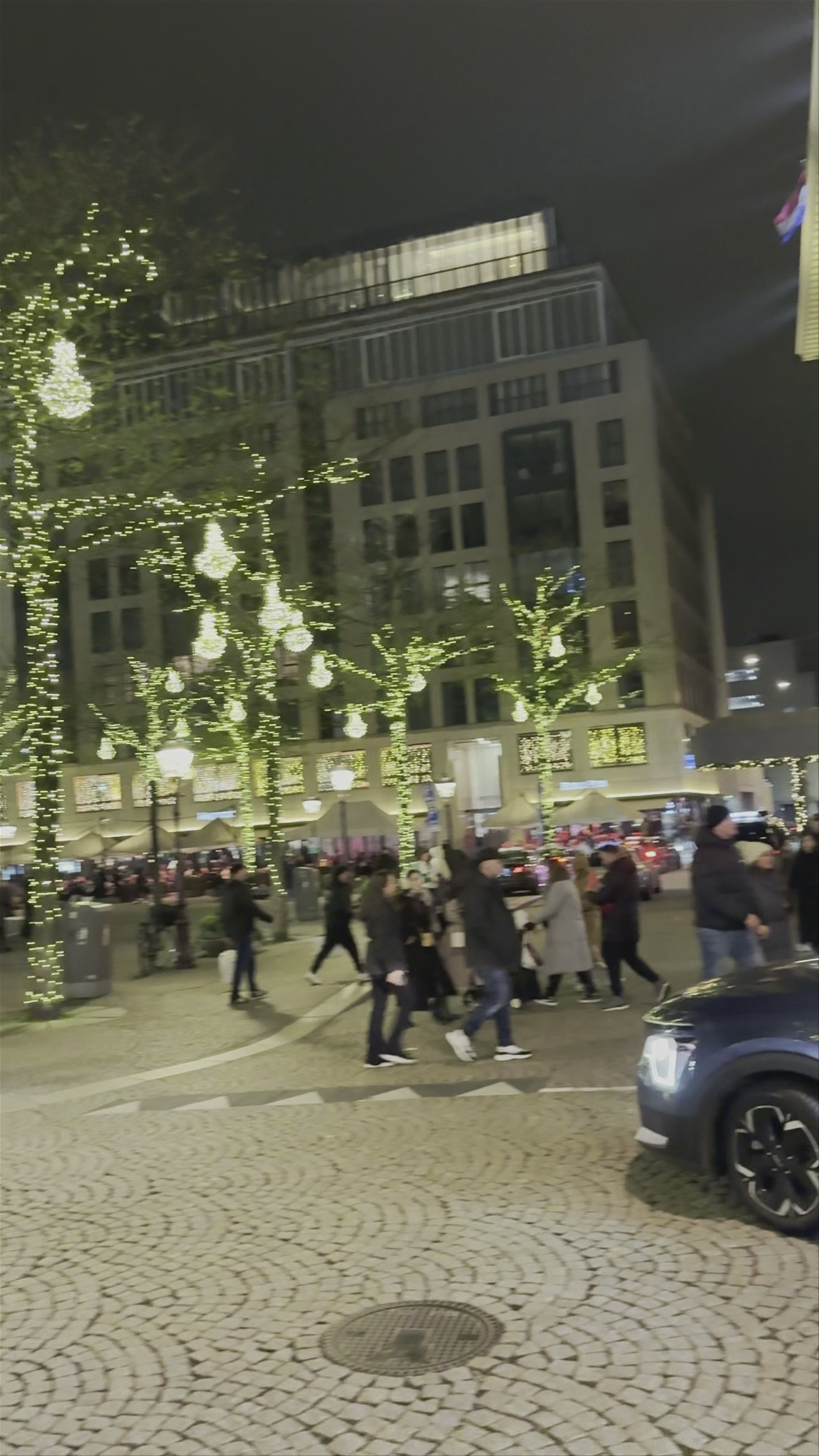 National Monument Night Stroll at Dam Square, Amsterdam
