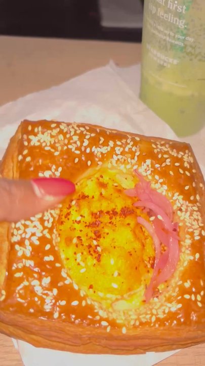 La Casita Coffee - The gochujan ham and cheese croissant - Coffee & Tea Near Me - Rowlett, Texas