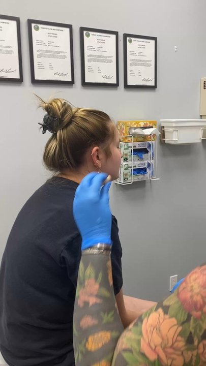 Medusa - Getting my conch pierced by Sara. - Piercing Near Me - Salem, New Hampshire