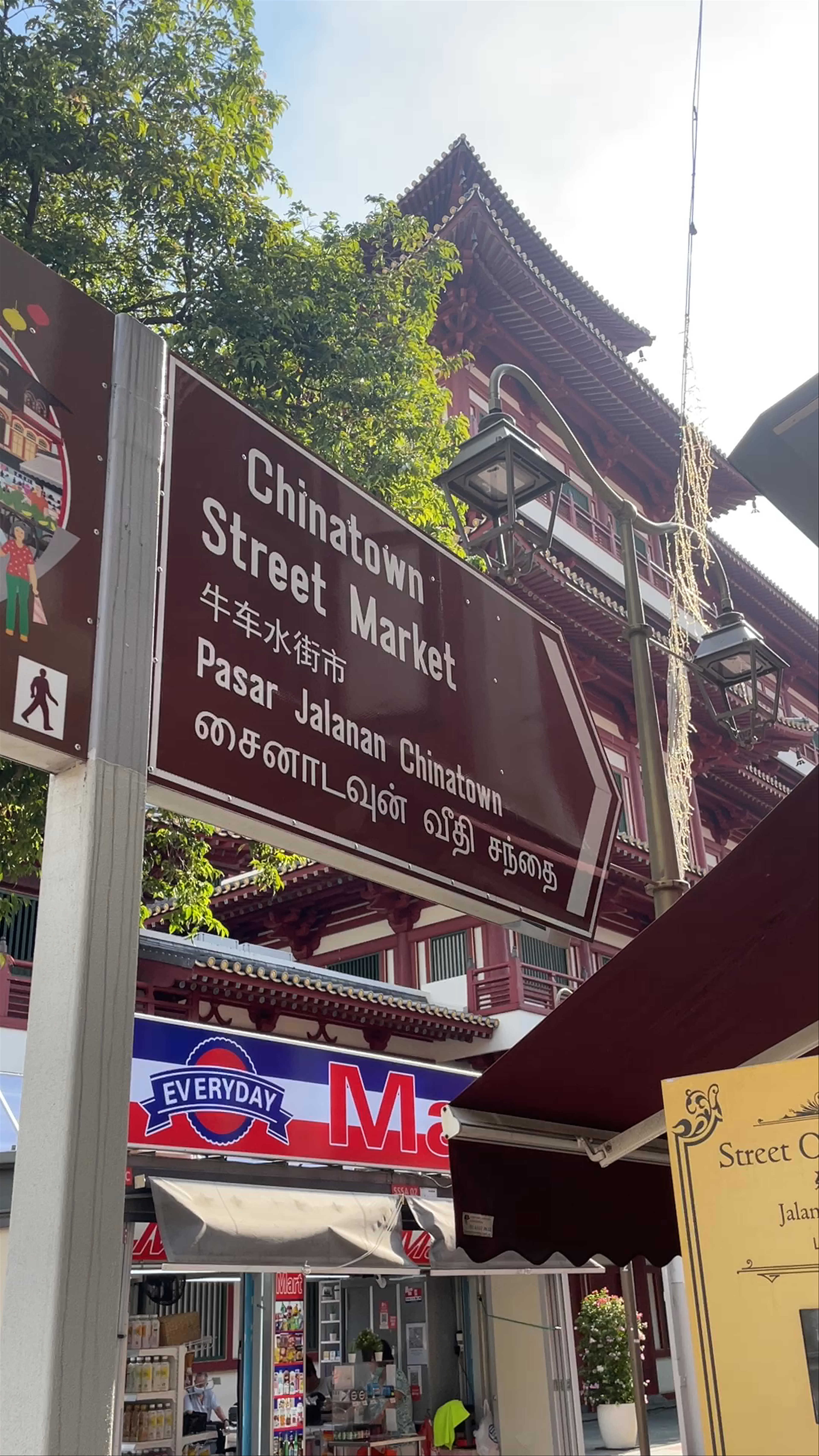 Vibrant Streets of Chinatown Street Market, Singapore