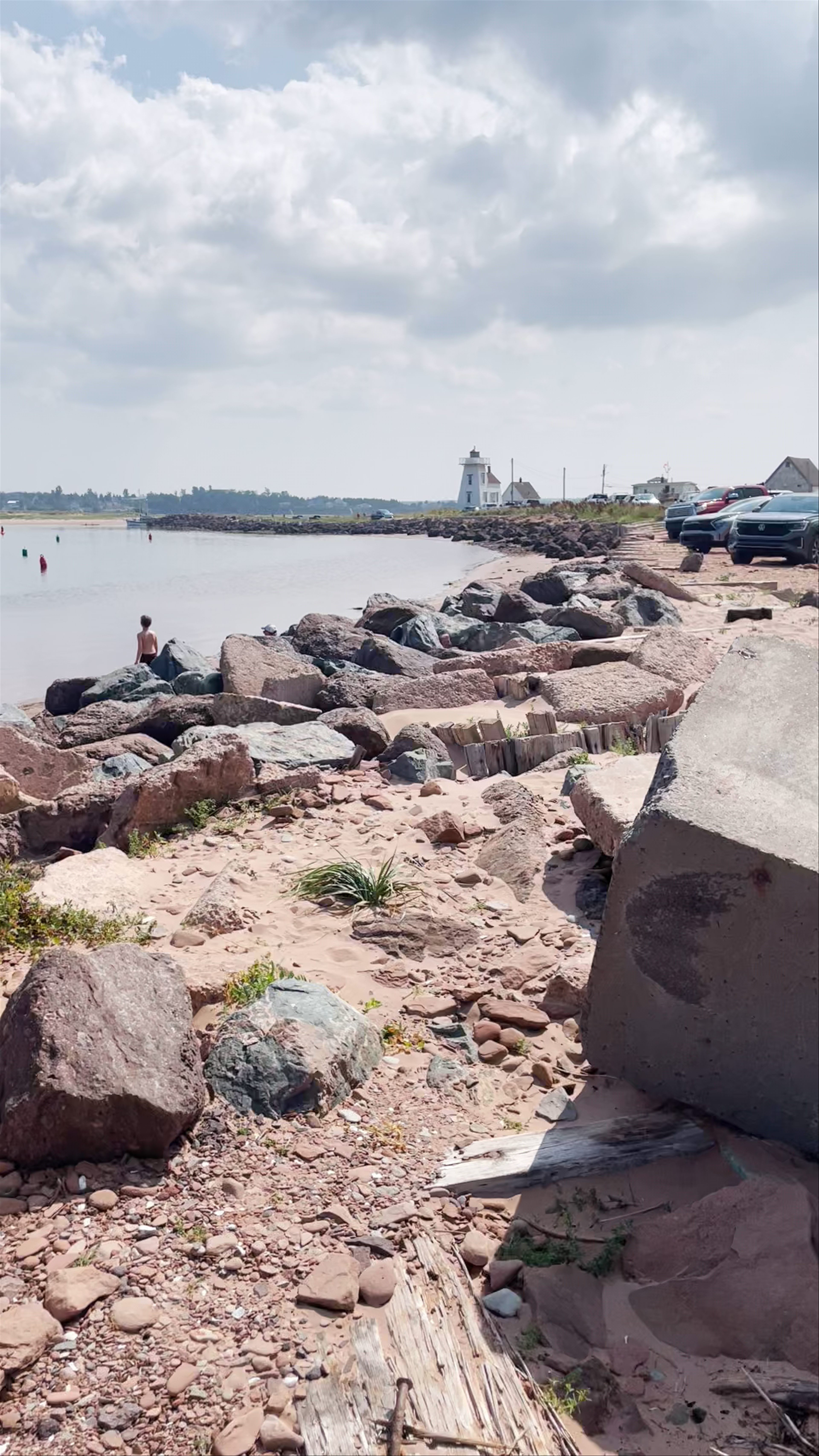 North Rustico Beach Parking and facility