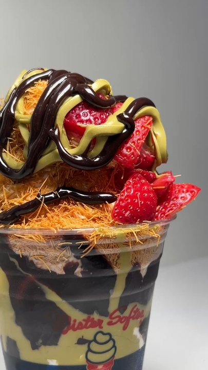 Mister Softee Store - Dubai chocolate sundae - Ice Cream & Frozen Yogurt Near Me - East Islip, New York