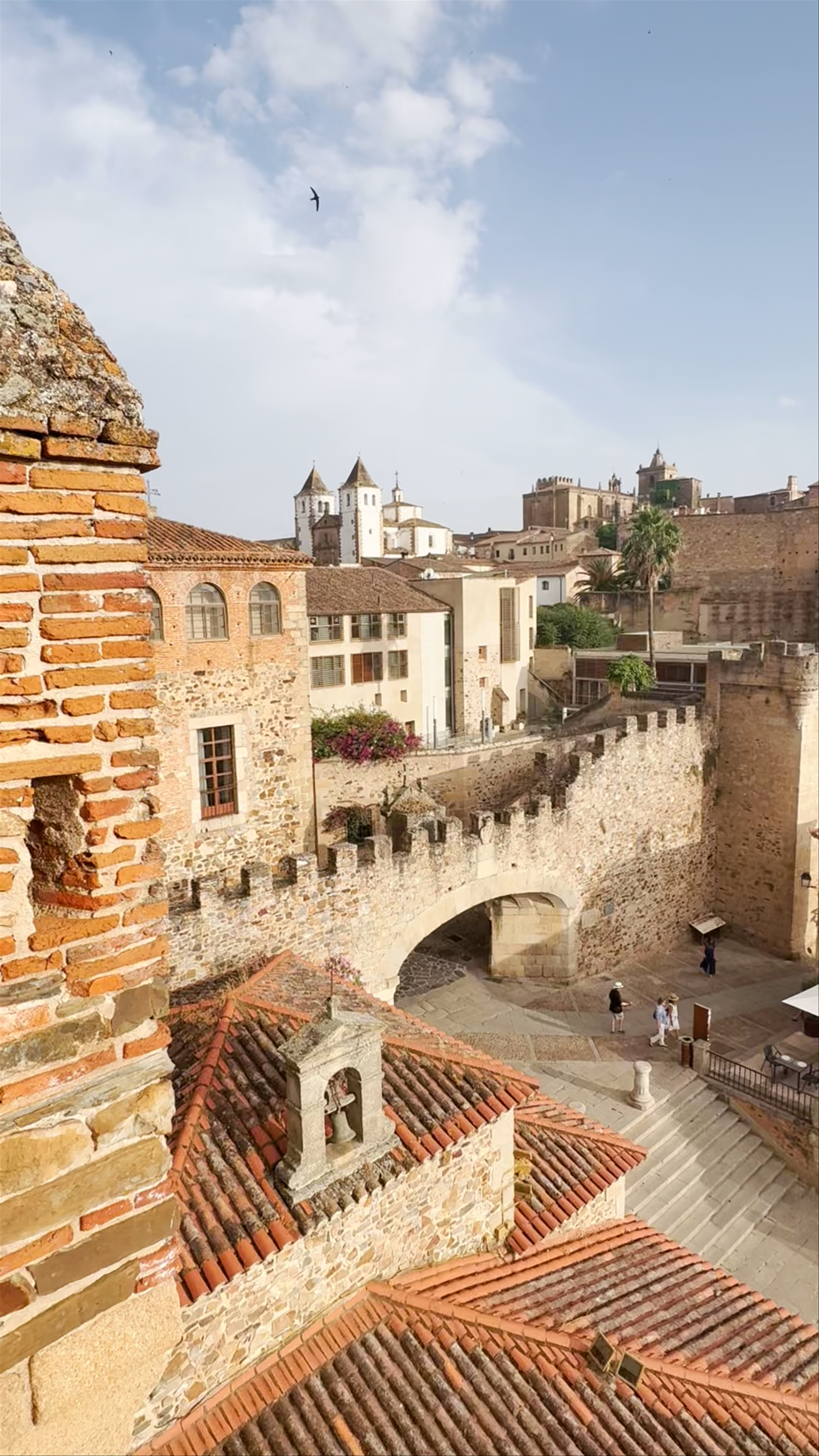 Historic Charm of Plaza Mayor in Cáceres, Spain