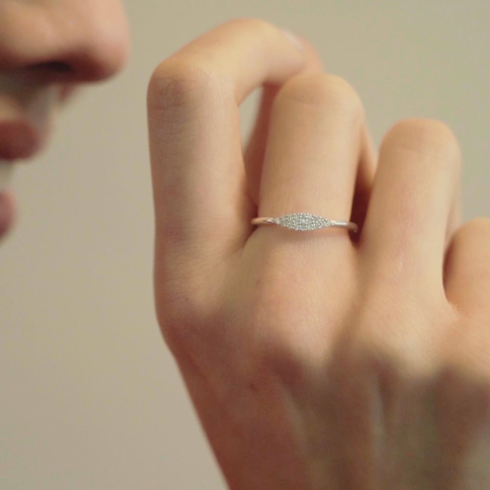 Pavé Ring | 14k | Yellow Gold