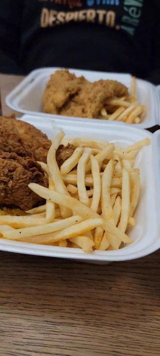 Seana's - Lunch Specials:  Honey leg quarters with rice & fries Two garlic whiting with fries Four Honey wings Coca Cola - Caribbean Near Me - Orlando, Florida