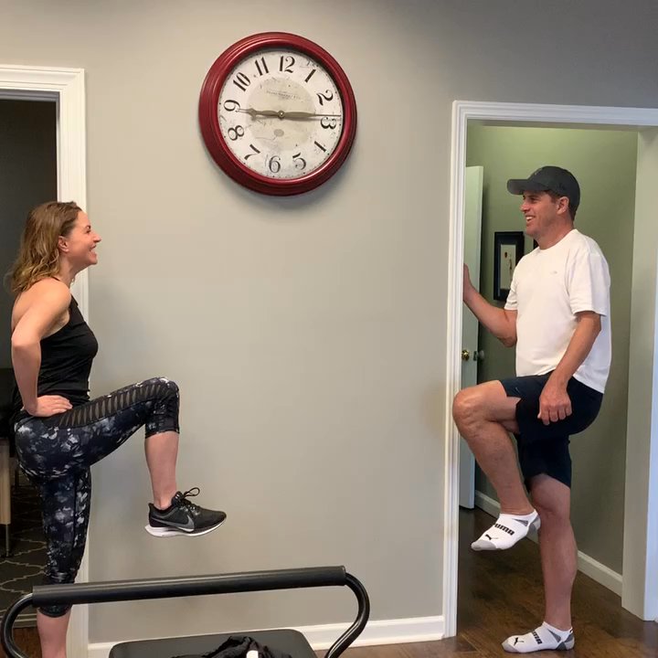 Stretch Kinetics - We are working on Hip AROM (CARS); giving neurologic input from the joint to the brain. You're brain has to know you have a hip joint! - Physical Therapy Near Me - Atlanta, Georgia