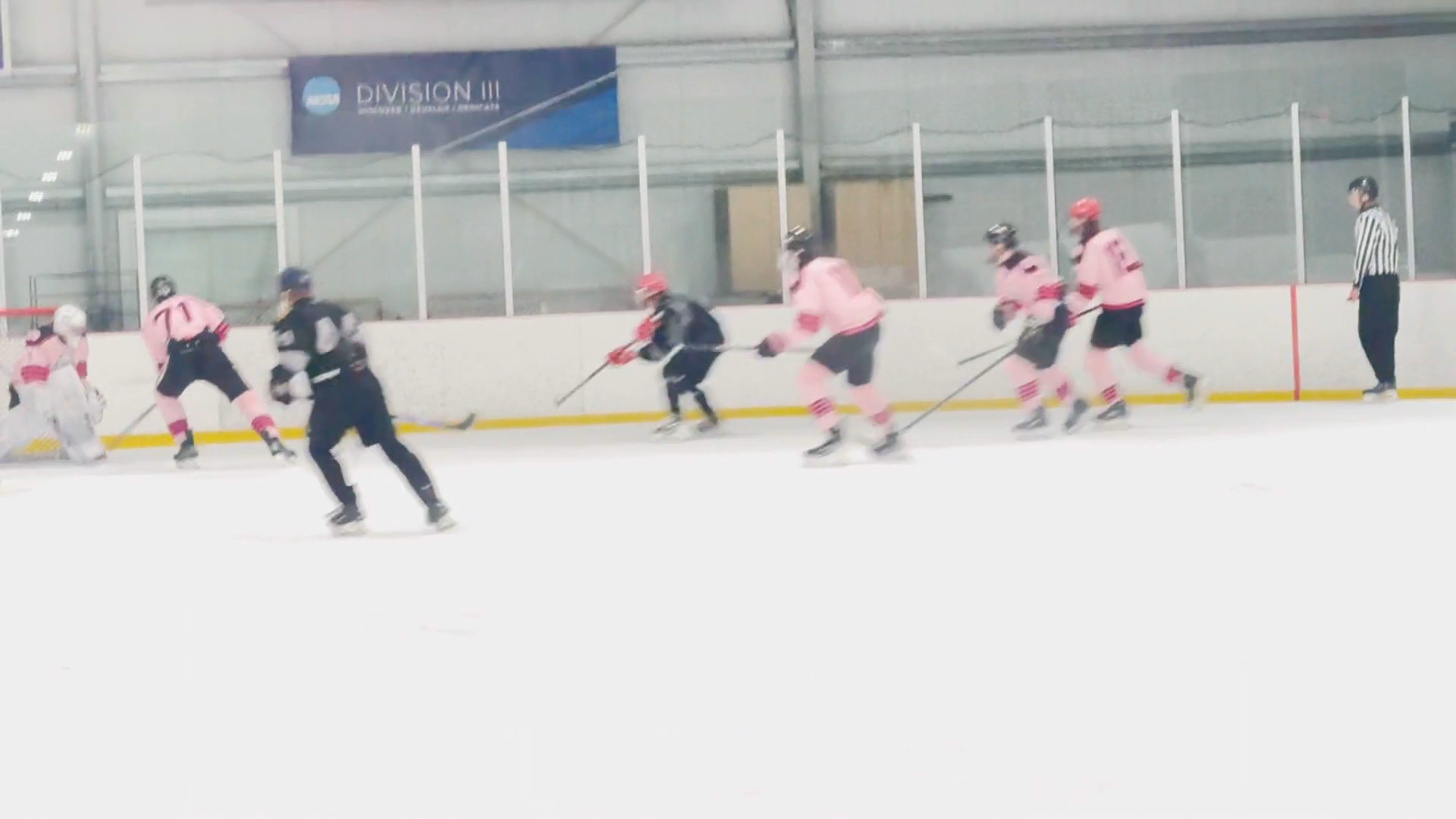 Eli (Kali) Kalafatich #11 Red Helmet D gets a scoring opportunity