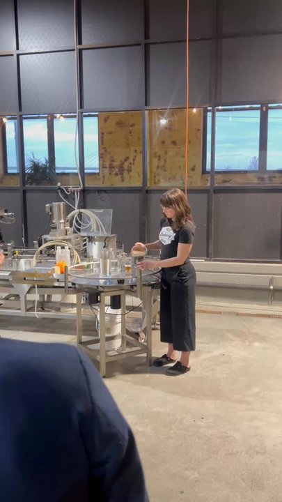 Old Bakery Beer - Lauren showcasing the process. - Breweries Near Me - Alton, Illinois