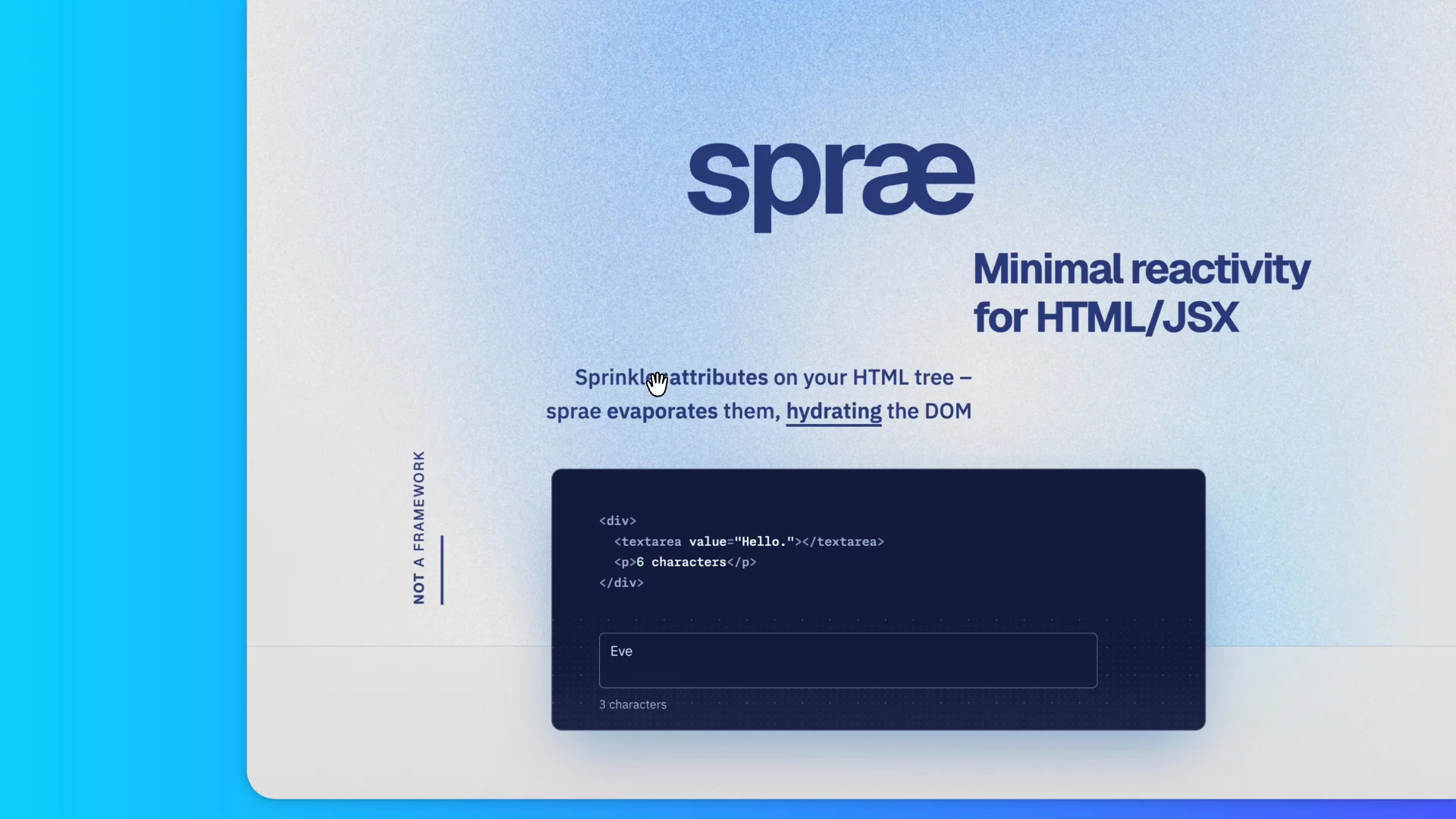 Sprae – reactive HTML attributes image 1