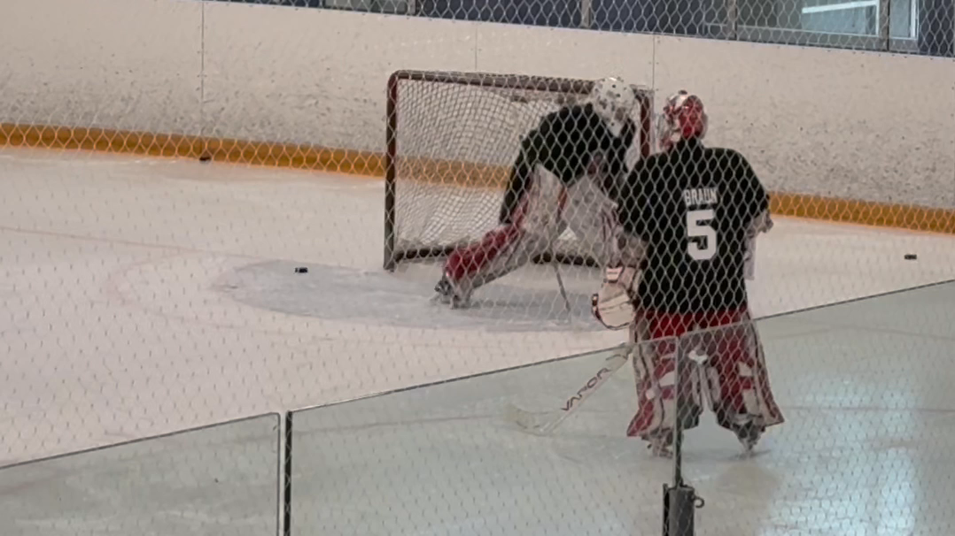 Mason Gorman (2011) competes at 2026 OJHL Combine.