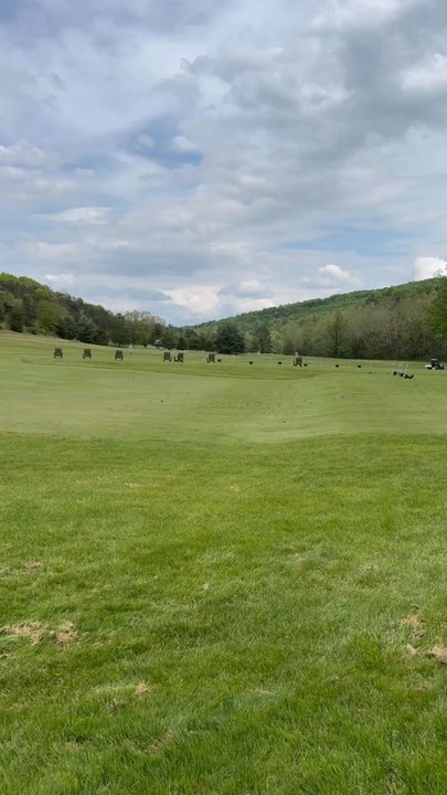 Chalet High Resort - Driving range at the golf course at the Bryce Resort near Chalet High. - Resorts Near Me - Basye, Virginia