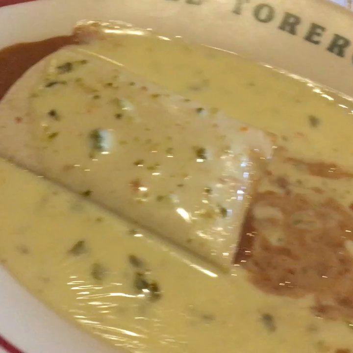 El Torero Mexican Restaurant - My Special Order B up close and Cheese Enchilada. Boom! - Mexican Near Me - Stone Mountain, Georgia