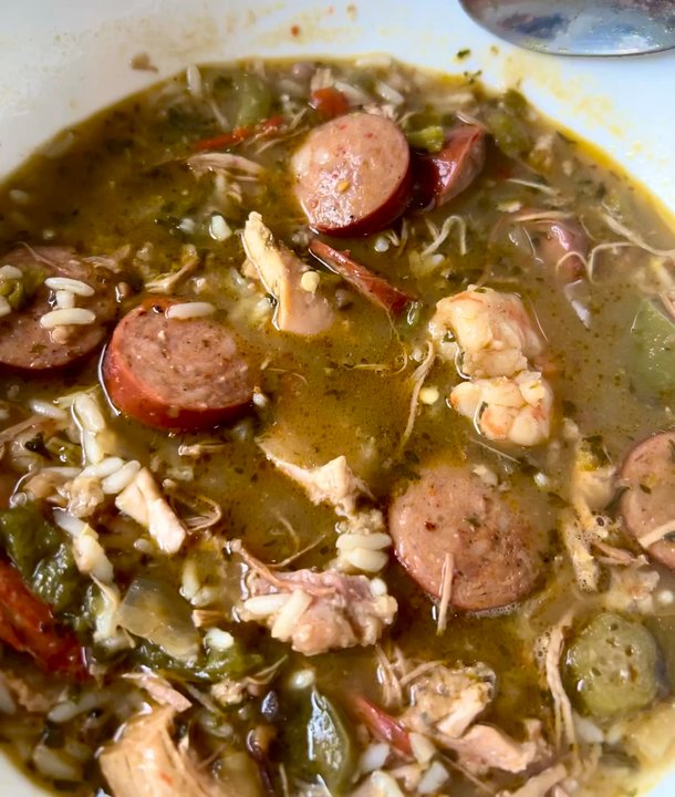 Tori's Place - Small gumbo with rice - Soul Food Near Me - Sacramento, California