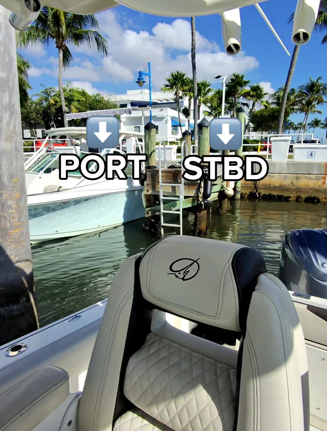 Some nice twin engine docking practice on the Sail...