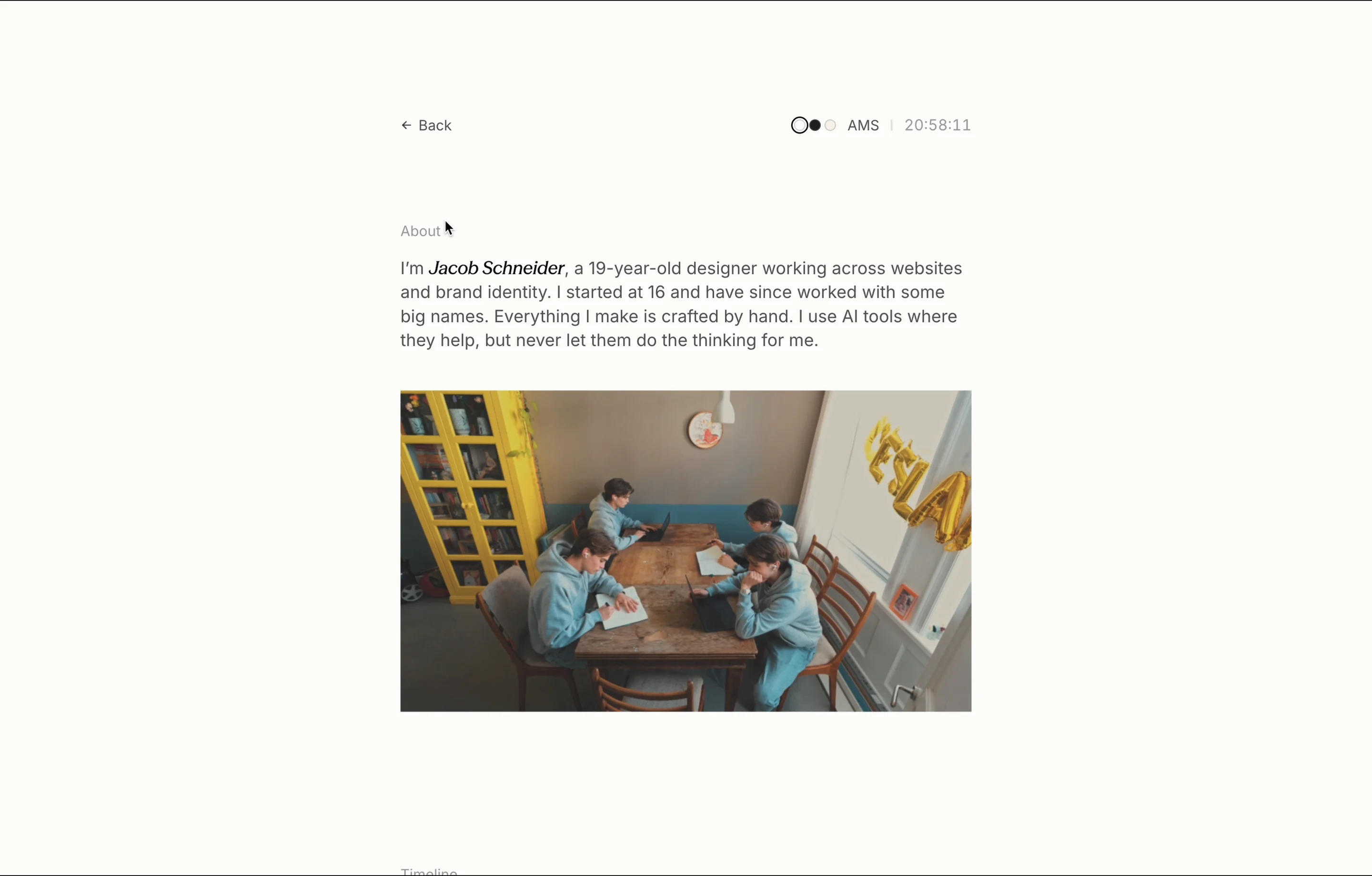 Connected my portfolio to claude. Animated everything using claude. Framer X code is the future! 🧙