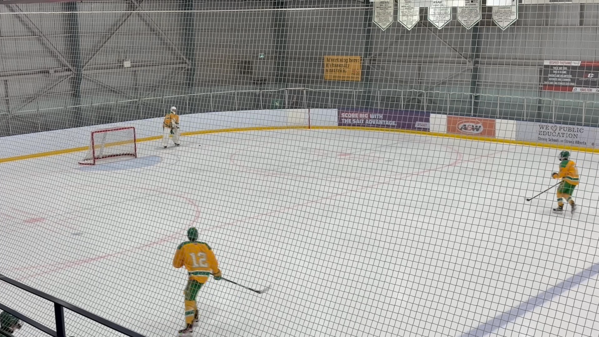 Santino Pricca’s Pass up to the red line (U18 AA Calgary Northstars Gold)