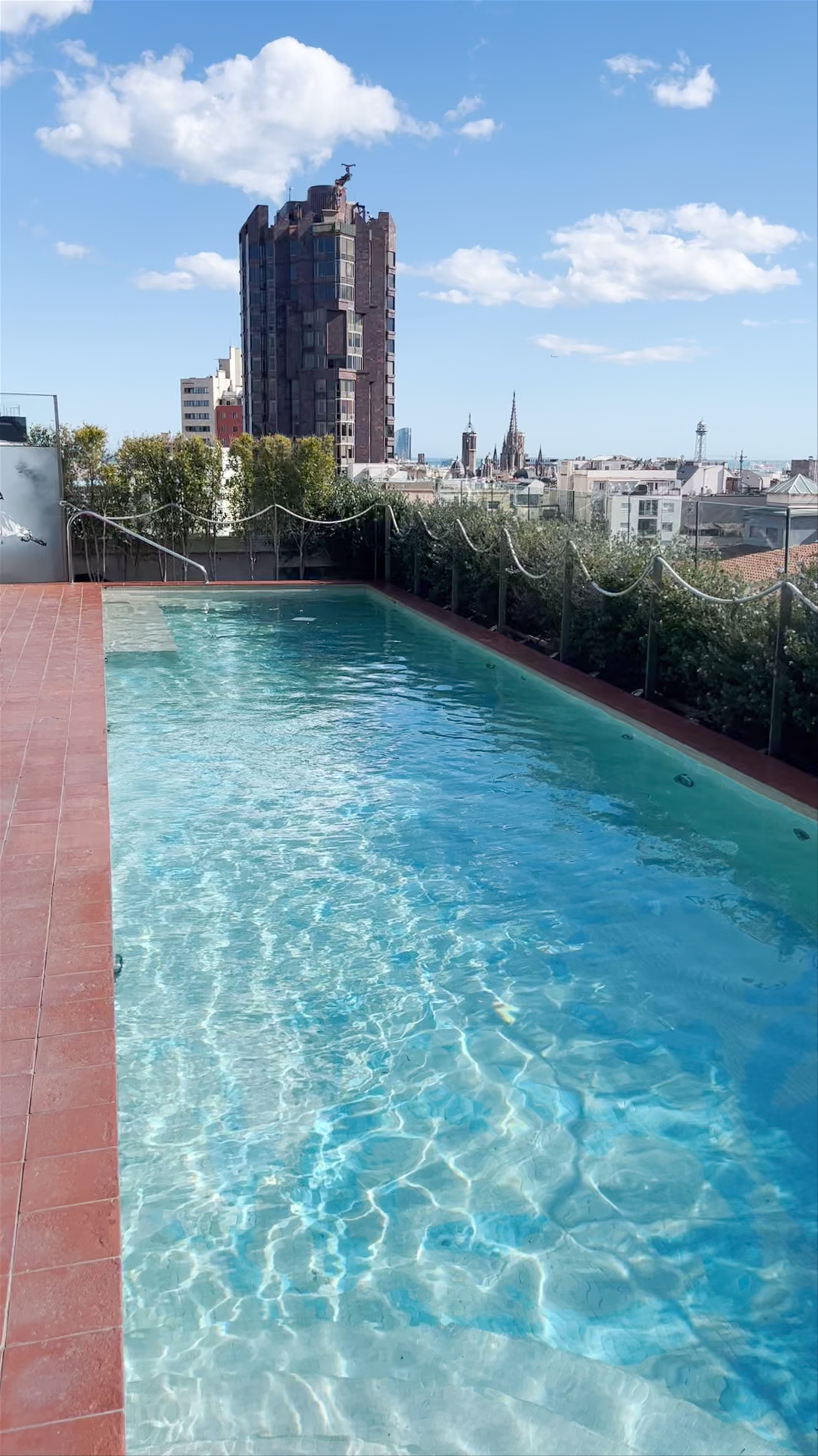Rooftop Garden Pool Escape at Chalet El Palace, Barcelona