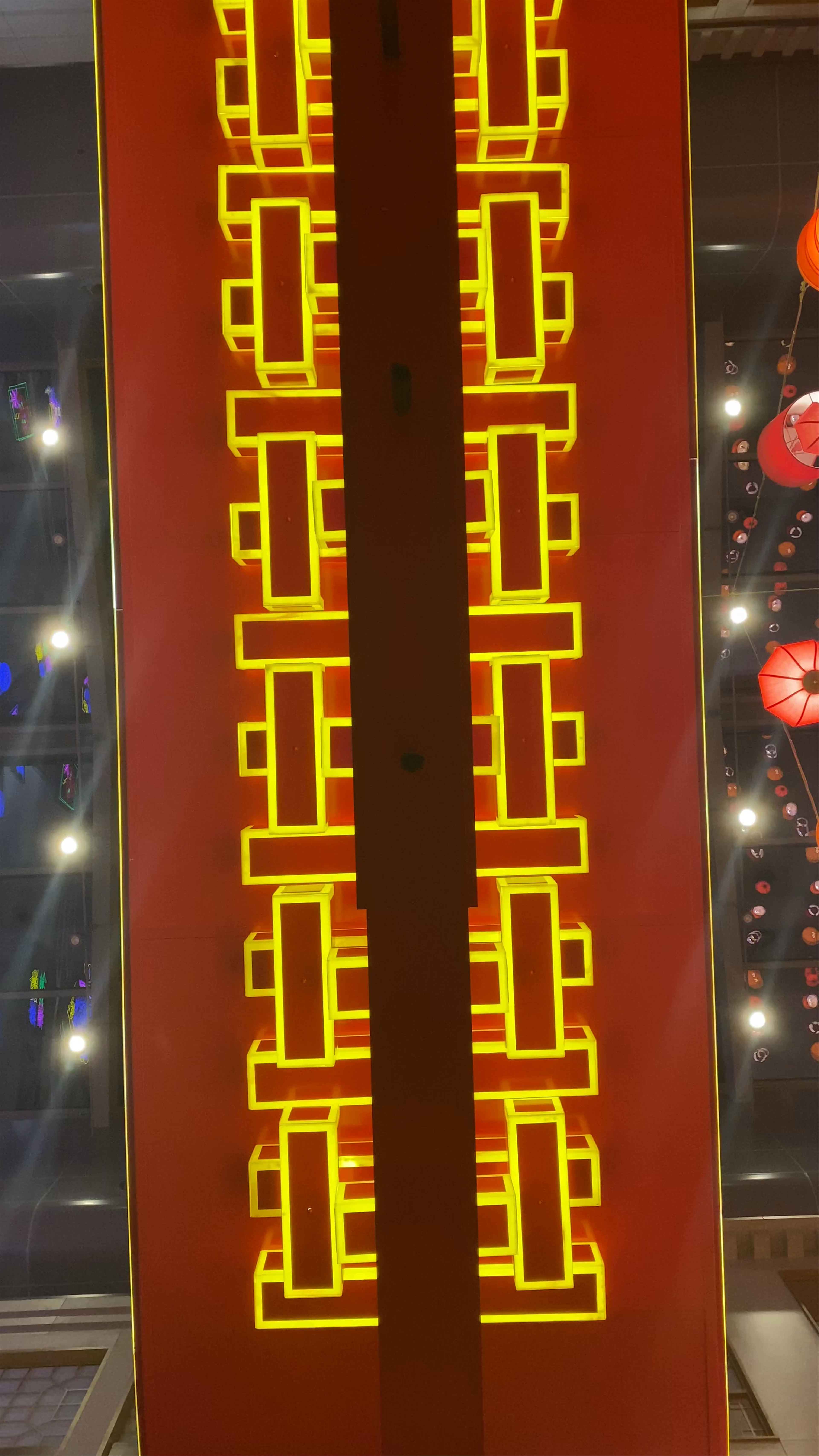 Dubai Mall Chinatown Neon Nightscape