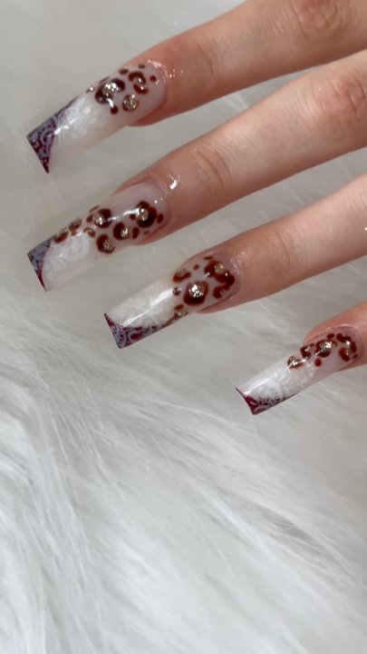 White Angel Nails - Cheetah freestyle - Nail Salons Near Me - Boise, Idaho