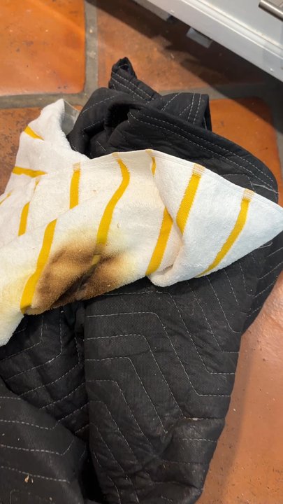 Direct Connect Connections - Burning covers were tossed on the floor.... - Appliances & Repair Near Me - Brea, California