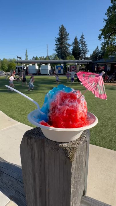 Beach Boy Shave Ice - The Shark Attack - Food Trucks Near Me - Camas, Washington